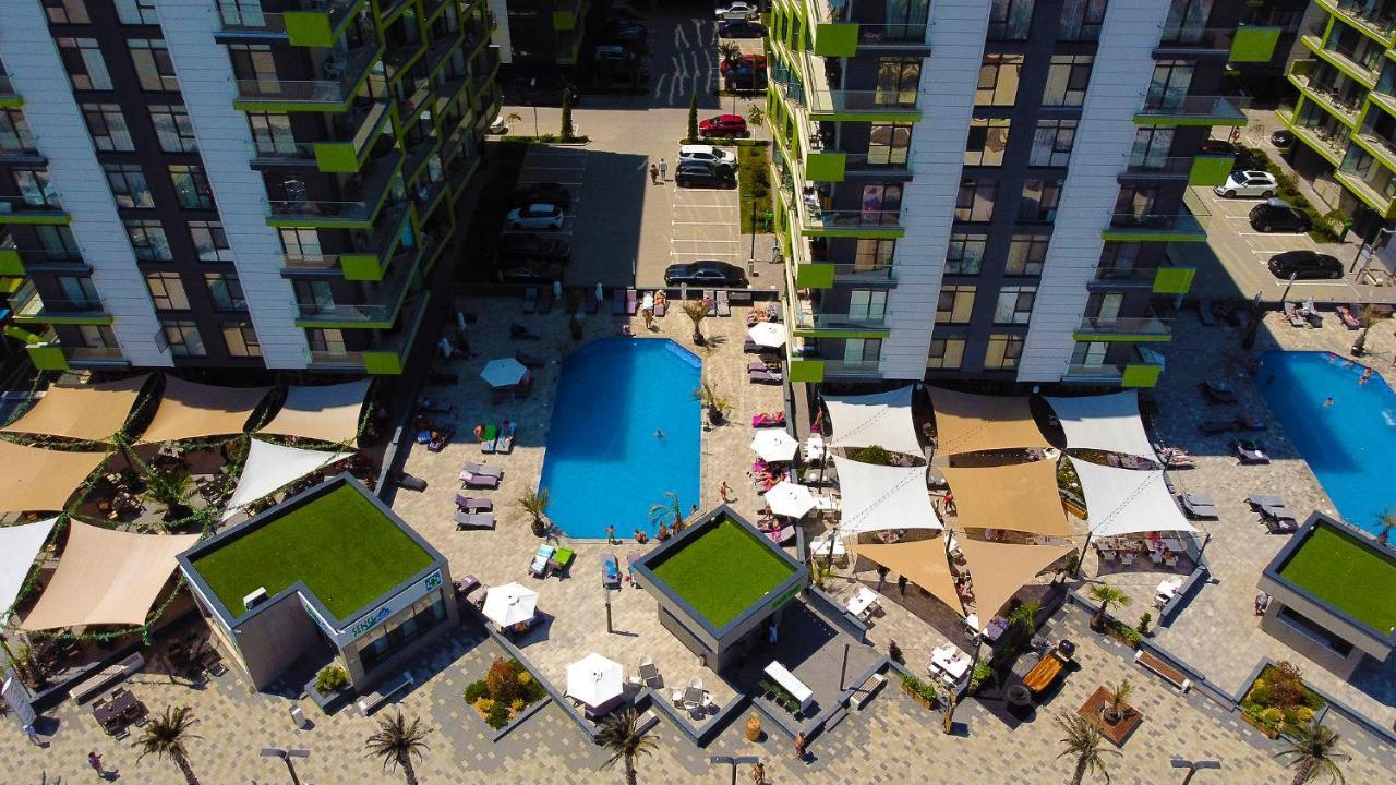 Paradise Sea View 2Bd Apt Spa N Pools Beach Resort Năvodari Eksteriør billede